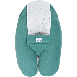 Tineo Almohada de Maternidad 3 en 1 - MULTIRELAX TIN3275056861609 - Tejido de Rizo - Verde Lunares Precio: 64.49999985. SKU: B1988VPJK5
