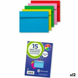 Sobres Bismark Papel Multicolor 16,5 x 12 cm (12 Unidades) Precio: 19.49999942. SKU: B16N8BYH26