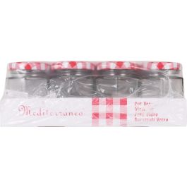 Mediterraneo Tarrito Vidrio Multiusos 95 cc 5.5 x 5 x 7.2 cm (24 Unidades)