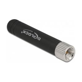 Delock Antena LPWAN 868MHz SMA Hembra 1.6dBi Omnidireccional Fija, Polarización Vertical, para Interior/Exterior, Negro