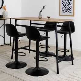 Home Deco Factory Mesa Alta Comedor Loka Essentiel Maderas Varias