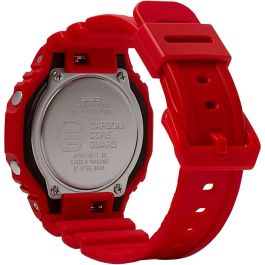 Casio G-SHOCK - Reloj Multifunción de Resina Reforzada con Fibra de Carbono - Resistente a Golpes - Rojo