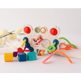 KioKids Juguete Actividades Sensoriales y Motoras para Cuna/Carrito - Silicona y ABS +10 meses - Multicolor con Bola Deslizante y Formas Precio: 11.79000042. SKU: B19WTSL8MH