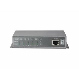 LevelOne GEP-0520 Switch Gigabit Ethernet de 5 puertos 4xPoE+ 61.6W 802.3af para red local