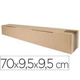 Q-connect Caja de Embalaje Tubo Cartón Reciclado Canal Simple 3mm Kraft 725x95x95 mm Precio: 7.69000012. SKU: B19HXJDQVJ