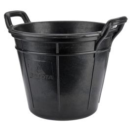 Cubo canario 18 l de caucho resistente negro. Precio: 17.5000001. SKU: B15NMTXLHS