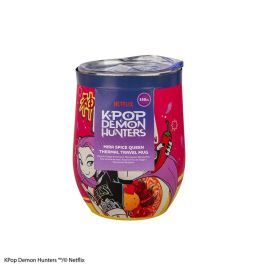 Cinereplicas Taza de Viaje Isotérmica de Acero Inoxidable 350 ml con Diseño de Mira - Spice Queen de KPop Demon Hunters de Netflix