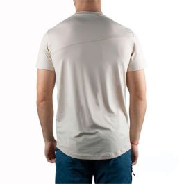 Camiseta de Manga Corta Hombre +8000 UVERO-050 Beige