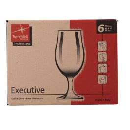 Bormioli Rocco Executive Caja 6 Copas Cerveza Vidrio 53 cL