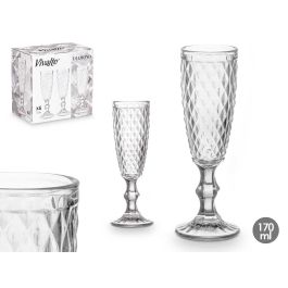 Copa Cava Diamante Transparente 170 Ml Vivalto 7X20CM (24 Unidades) Precio: 40.49999954. SKU: B13GGFKHZW