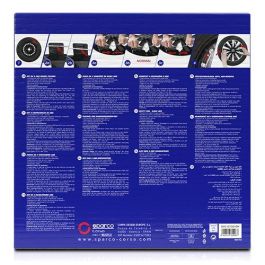 Sparco Tapacubos Sicilia Bicolor 13" Plata-Negro SPC1373SVBK 4 Unidades