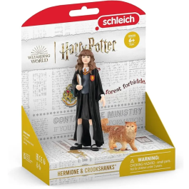 Schleich 42635 Hermione y Crookshanks Harry Potter Figura de Juguete