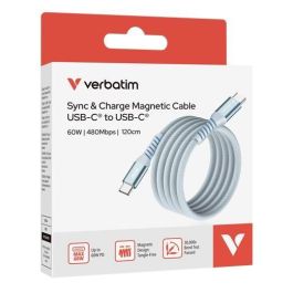Verbatim Cable Magnético USB-C a USB-C Azul 1,20 M - 480Mbps, 60W, PD 3.0, QC 3.0 Precio: 11.49999972. SKU: B17FTCQ4D3