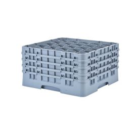 CAMBRO - 25S900-151 - Cesta de lavado 25 comp. 4 alturas- 8,7 cm Ø máx. - alt. máx. 24,1 cm - 50 x 50 x 26,7 cm - Gris claro Precio: 93.49999967. SKU: B18228RDMY