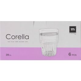 La Mediterranea Set 6 Vasos 390 ml Colección Corella (6 Cajas)
