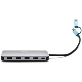 Hub USB i-Tec CANANOTDOCKPD Plateado