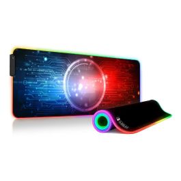 SUBBLIM SUBMP-02RGB12 Alfombrilla Gaming RGB LED Extra Grande para Ratón y Teclado | Superficie Suave, Base Antideslizante - Negro Multicolor Precio: 18.49999976. SKU: S7605300
