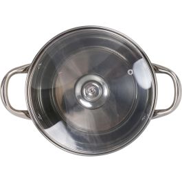 Inde Olla de Acero Inoxidable para Inducción de 22 cm y 6 L con Tapa Modelo New Neron (4 Unidades) Inde Olla de Acero Inoxidable para Inducción de 22 cm y 6 L con Tapa Modelo New Neron (4 Unidades)