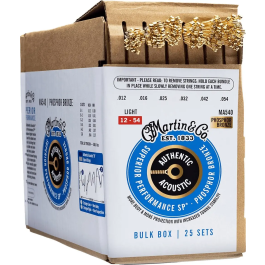 Martin MA540 Cuerdas para Guitarra Acústica Bulk Box .012-.054 Bronce Fosforado (150 Unidades) Precio: 127.89000015. SKU: B1BVJ93JYP