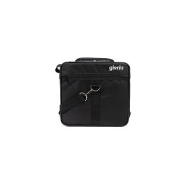 Gloria Bolso de Transporte Plegable para Perro Gato con Paneles Transpirables 52x30x30 cm Negro Poliéster hasta 6kg