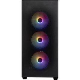 Caja de PC - BITFENIX - Flow (Negro) - Torre media - Formato ATX - Sin fuente de alimentación Caja de PC - BITFENIX - Flow (Negro) - Torre media - Formato ATX - Sin fuente de alimentación