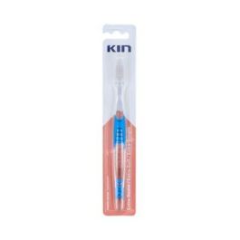 Kin Cepillo de Dientes Extra-Suave para Hipersensibilidad Dental, Cabezal Triangular Pequeño, Mango Antideslizante 1 Unidad Precio: 2.78999985. SKU: S0596360