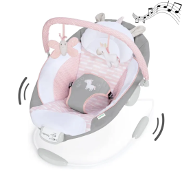 Ingenuity Mecedora Tumbona para Bebé con Vibración y Melodías, Arnés de 3 Puntos, Transat Flora Precio: 62.50000053. SKU: B1CF3EQTFR
