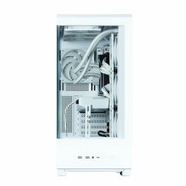 Zalman P50 DS White Midi Tower PC Blanco con Ventana de Vidrio y Iluminación RGB