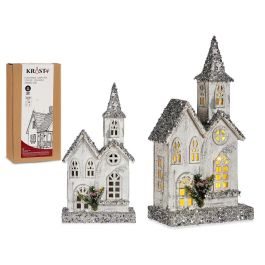 Casa Madera Blanca Con Luz Y Purpurina Krist+ 22X45CM (6 Unidades) Precio: 111.4999996. SKU: B14DWTA8DR