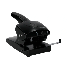 Q-connect Taladrador KF01237 Negro, Capacidad 65 Hojas, Apertura 6,5 mm