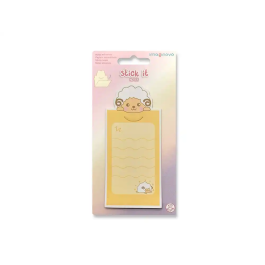 Imaginovo Bloc notas adhesivas con mensaje trasero 20 hojas 85x164 mm