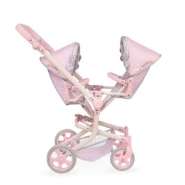 Decuevas Silla Gemelar Plegable y Multiposición para Muñecas de hasta 52 cm - Edad Recomendada +3 Años - Materiales: Metal, Plástico, Poliéster