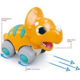 Creaciones Llopis Dinosaurio Naranja de Fricción - Caja 13x12x13 cm