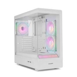 NOX Hummer Signal - Caja Torre Gaming Blanca ARGB, Vidrio Templado Frontal/Lateral, ATX/MicroATX, 3 Ventiladores ARGB Incluidos, sin Fuente, 420mm GPU Precio: 78.58999973. SKU: B14Y3ZNGLJ