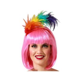 Diadema Plumas Arcoíris Tocado para Disfraces Carnaval Showgirl Drag Queen Fantasía Colorido Divertido Precio: 1.49999949. SKU: B13BEBSHZJ