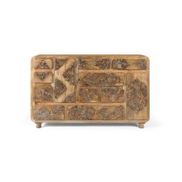 Giner y Colomer Aparador de Madera Maciza de Mango 148 cm con Detalles Artesanales Precio: 1681.8879. SKU: B132M96PTZ