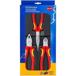 Knipex Elektro-Paket 3 piezas: Alicates combinados, planos y cortacables. Set de herramientas aislado. Precio: 110.49999994. SKU: B186VV9KRD