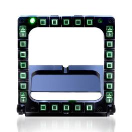 Thrustmaster Dial multifunción MFD COUGAR para PC, Panel de cabina USB con 2 bases multidireccionales, 20 botones, 4 interruptores y luz de fondo