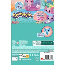 Goliath GOL8720077326170 Pack Doble Ajolote Acuario Burbujas Rosa Morado A partir de 4 Años