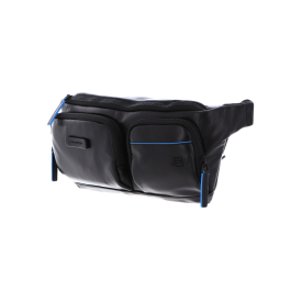 Blue Square, Cuero genuino, Riñonera de tela, Artículos de aseo, CA5578B2V, Negro, 32x14x7 cm, Para hombres Precio: 137.50000044. SKU: B19DLVVKBF