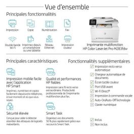 HP M283fdw Color LaserJet Pro MFP Impresora Multifunción Láser Wi-Fi Fax Dúplex A4 22ppm 600x600dpi Pantalla Táctil 2.7"