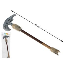 Hacha Decorativa Neanderthal - Accesorio para Disfraz Vikingo, Guerrero o Pirata, 53 x 18 cm, Temática Prehistóricos, Adulto Precio: 2.50000036. SKU: S1129745