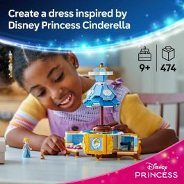 Lego Vestido de Cenicienta Disney Princess 43266 Set de Construcción para Niñas de 9 Años
