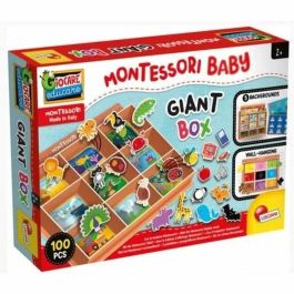 Lisciani Giochi LIS8008324103164 Tablón de Anuncios Montessori Robusto Ideal para Muchas Actividades