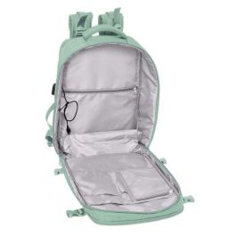 Safta Mochila de Viaje Cabina para Portátil 15,6'' Verde Pastel 440x290x190 mm