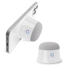 Ultron 461887 Altavoz Bluetooth Portátil Inalámbrico, 3W, Blanco, 2 Unidades