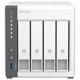 Qnap NAS TS-433-4G Torre Servidor 4 Bahías 3.5"/2.5" 4GB RAM 2.5GbE para Sincronizar y Compartir Archivos y Datos Privado