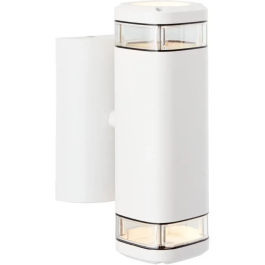 Jandy Aplique de Exterior Blanco GU10 Máx 2x18W BRI4004353346989 Bombilla no incluida