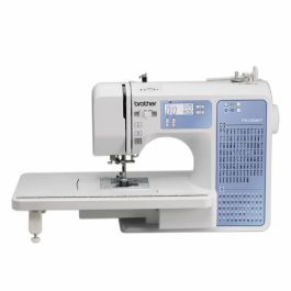 Brother FS100WT Máquina de coser electrónica con 100 puntadas, Pantalla LCD, Enhebrador automático y Brazo libre