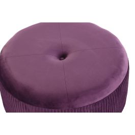 DKD Home Decor Reposapies Glam Púrpura Set de 2 70 x 28 x 70 cm